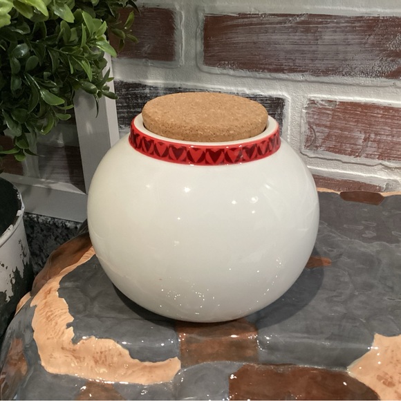 Ceramic crafted & corked “Love” jar.  Great gift idea.  Very gently used. - Picture 3 of 10